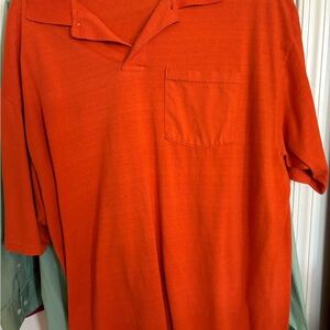 Jerzees Orange Polo Shirtmen XL golf shirt
